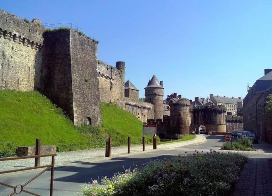 House At The Foot Of The Castle Of Fougeres